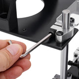 Slotting Guide Locator, Mortising Jig 2 in 1 Invisible Fastener Slotting Bracket Woodworking Slotting Locator Edge Guide Trimming Machine Hole Stand for Woodworking Furniture Splicing DUYIWAA