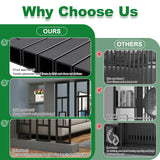 Wall Room Divider with Shelves, Modern Freestanding Wood Room Dividers Bookshelf with Storage Cabinet, Room Divider Bookcase for Home Bedroom Decoration Decorative(Khaki Gray White,80CM/31.5IN) Fakednss