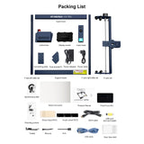 ATOMSTACK A10 Pro Laser Engraver, 10000mW Optical Power Compressed Spot Laser Engraving Machine and Laser Cutter for Wood Metal with Terminal Panel for Offline Engraving, 410x400mm Engraving Area ATOMSTACK