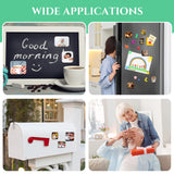 Xuhal 60 Pcs Sublimation Magnet Blanks Sublimation Blank Refrigerator Magnets Products for Kitchen Microwave Oven Office Decor, with 30 Pcs Square Blanks and 30 Pcs Fridge Magnets, 3 Sizes Xuhal