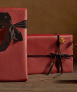 Brown Velvet Ribbon 3/8'' 25 Yards for Christmas Tree, Gift Wrapping, Flower Bouquet, Wreath Decorations, Bow Making SIMISI RIBBON