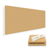 SUNNY GUARD Shade Cloth 4/6/8/10/12 FT Sun Shade Screen Fabric Shade Cover Tarp with Grommets for Pergola Backyard Garden, Sand SUNNY GUARD