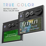 YESWELDER True Color Solar Powered Auto Darkening Welding Helmet, Wide Shade 4/9-13 for TIG MIG ARC Grind Welding Hood Helmet YESWELDER