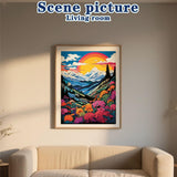 DOTZSO Rainbow Diamond Painting Kits for Adults, Easy DIY 5D Round Full Drill Diamond Art kit Diamond Dot Crystal Gem Art and Craft for Beginners Home Wall Decor 12x16 Inches DOTZSO