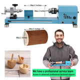 Mini Lathe Machine Multi-Purpose Lathe With Professional Tools Torno Para Madera Cutting Grinding Polishing Desktop Metal Lathes Easy To Use FesmTek