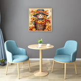 JFYHAB Pumpkin 5D Diamond Painting Kits for Beginner,Fall Pumpkin Diamond Art kit for Adults,DIY Autumn Diamond Dots with Diamond Gem Art and Crafts for Adults Home Wall Decor 11.8x11.8inch JFYHAB