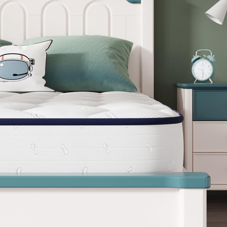 Novilla Queen Mattress 8 inch,Foam and Spring Hybrid Mattresses for Comfortable Sleep,Steel Coils for Durable Support,CertiPUR-US Certified Foam,Youth/Guest Rooms,Queen Size Mattress in a Box Novilla