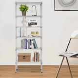 PayLessHere | 6-Tier Wire Shelf | 23"x13"x59" | Chrome | Adjustable Racks | Heavy-Duty Storage Shelves, Holds Upto 1500 lbs | Rust-Resistant, No-Tool Assembly | for Home, Garage Shelving PayLessHere