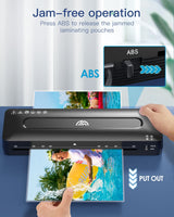 Laminator Machine A3 Laminating Machine - Laminator Machine 11x17, Cold Thermal Laminator with Cutter and Corner Rounder, 13 Inch Laminator Machine with Laminating Sheets for Home Office School MAXDONE