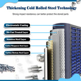 LGXEnzhuo Parts Cabinet with 75 Drawers Nut and Bolt Organizer Bolt Bin Cabinet Small Parts Storage Organizer with Partitions and Labels LGXEnzhuo