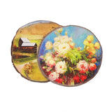 30PCS Unfinished Natural Wood Slices with Bark, 2-2.36 inch Round Wooden Discs with Tree Bark, Wood Cookies Circles for Crafts Christmas Ornaments,DIY Crafts,Party Wedding Decor Motroce