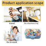 ARTopet Diamond Art Painting Mini Storage Box with 6-Grid Creative Design Compact Portable Small Case for Purse Travel Daily (Butterfly) ARTopet