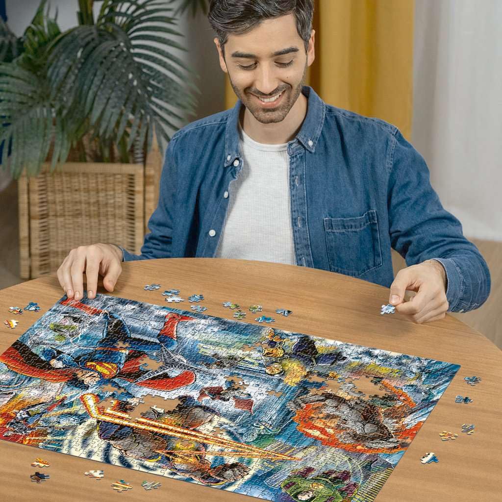 Ravensburger DC Collector's Edition Superman 1000 Piece Jigsaw Puzzle for Adults - 12000245 - Handcrafted Tooling, Made in Germany, Every Piece Fits Together Perfectly Ravensburger