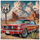 Kulvci Car Diamond Painting Kits for Adults, Diamond Art Kits for Beginners, DIY 5D Diamond Painting with Round Gem Art Kits for Gift Home Wall Decor 12x12inch Kulvci