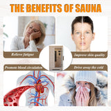 Far Infrared Sauna Room, Spruce Wood 1 Person Side-Opening Indoor Sauna 5 Heating Panels 1050W Infrared Therapy for Personal Wooden Dry Sauna Home Spa Room Homsido