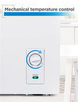 BLACK+DECKER 2.0 Cu. Ft. Compact Chest Freezer, Deep Freezer Holds Up To 70 Lbs. of Frozen Food, Removable Storage Basket, Manual Defrost, White BLACK+DECKER