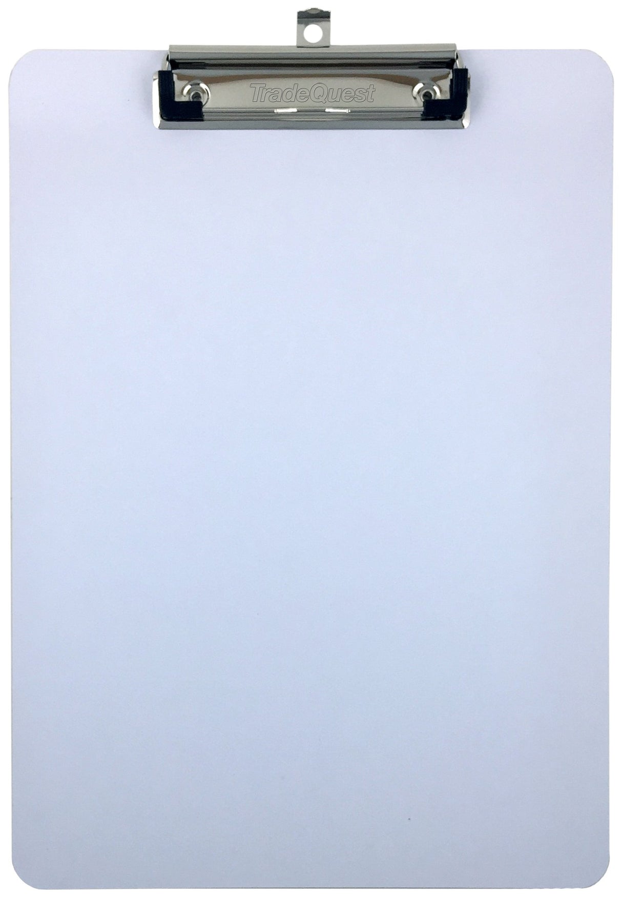 Clipboard Dry Erase Surface 9'' x 12.5'' Letter Size Low Profile Clip Whiteboard (Pack of 6) Trade Quest