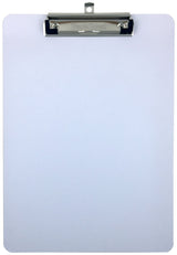 Clipboard Dry Erase Surface 9'' x 12.5'' Letter Size Low Profile Clip Whiteboard (Pack of 6) Trade Quest