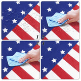 3 Pack Patriotic Tablecloth, Disposable Plastic Tablecloth 54" x 108" Patriotic Decorations, Birthday Party Table Cloth for Kids, Patriotic Themed Party Supplies for Outside, Picnic, Camping, Memorial Childom