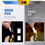 Quictent 20x40 Fire Retardant Pole Party Tents Heavy Duty PVC Vinly Pole Tent Wedding Party Canopy with Carry Bags Quictent