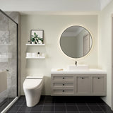 Boswillon Floating Shelves Wall Mounted Set of 2, Modern White Shelves for Bedroom, Nursery Shelves with Lip, Display Picture Ledge Shelf for Wall Decor Living Room Bathroom Kitchen - White Boswillon