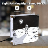 MIOYOOW Light Painting Lamp DIY Soldering Kit, Double-Sided PCB Night Light Solder Practice Kit with Adjustable Brightness, Electronics Project for School Learning and Desk Decoration MiOYOOW