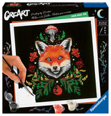 Ravensburger CreArt Pixie Cold: Fox Paint by Numbers Kit for Adults - 23511 - Painting Arts and Crafts for Ages 12 and Up Ravensburger