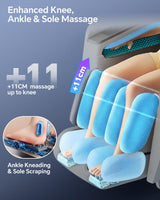 4D+3D Dual Mechanism Massage Chair Full Body Zero Gravity Massage Chair Recliner,AI Fatigue Health Detection,20 * 9+ User-Customized Massage Mode,8" HD Touchscreen&Vioce Control,Back Heating White CareTech