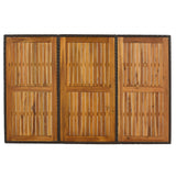 11-Piece Outdoor Patio PE Wicker Dining Table Set, All-Weather Resistant Conversation Set with Acacia Wood Tabletop, Foldable Back Dining Chair, Space-Saving Design for 10 People XD Designs