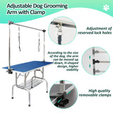 LOVMOR 36 Inch Dog Grooming Table,Adjustable Home Pet Grooming Tables with Arm/Noose/Mesh Tray LOVMOR