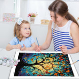 JUJUHOOD Tree of Life Paint by Numbers Kit for Adults,Butterfly Adult Paint by Number Kits,DIY Acrylic Paint by Number on Canvas for Home Wall Decor 16X20 Inch JUJUHOOD