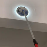 9 inch Drywall Sander,360 Degree Rotary Round Ceiling Radial Sander,Circular Handing Pole Wall Sander for Dry Wall and Painting（with Light Strip) VOLSIVE