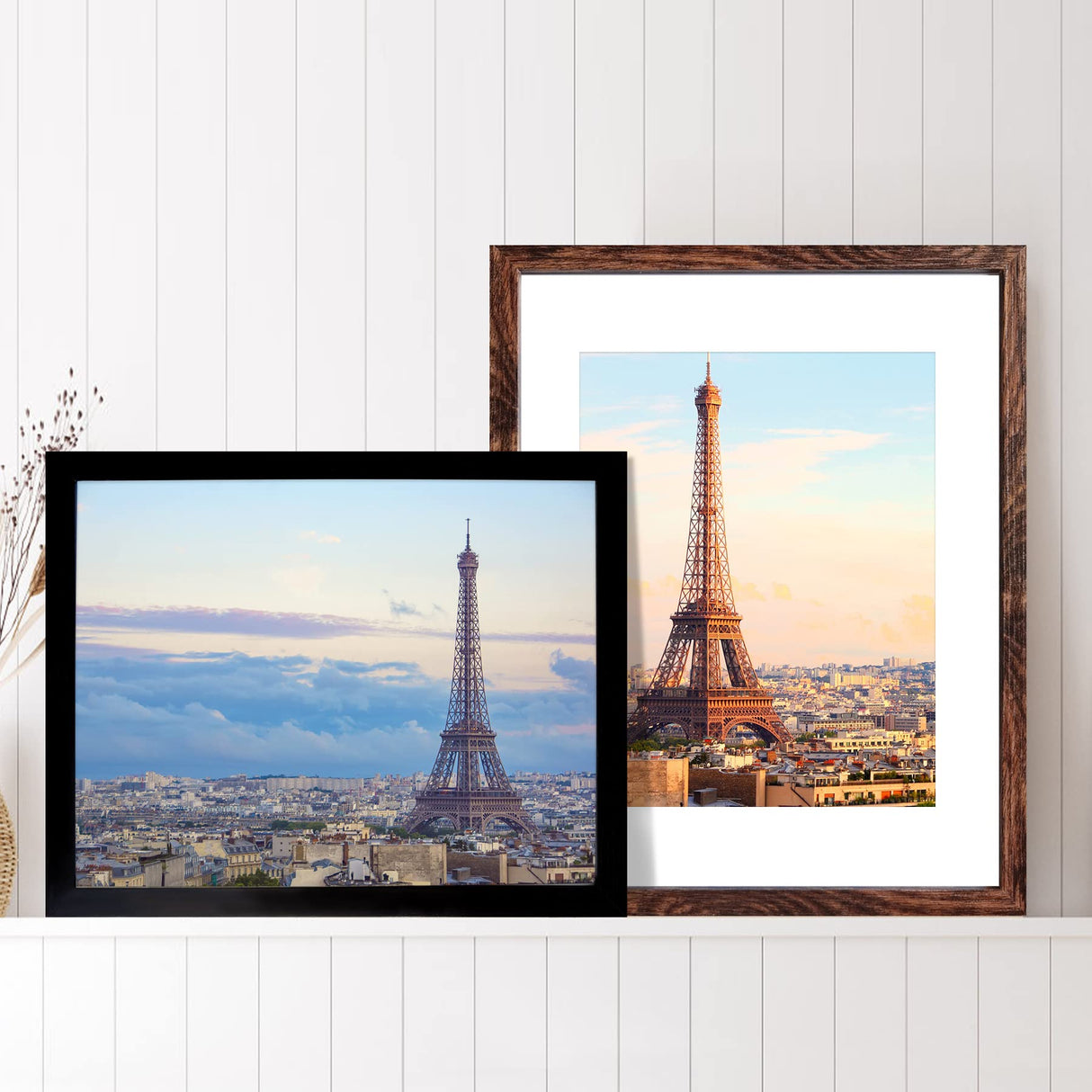 SESEAT 12x16 Picture Frame Rustic Brown, Display Pictures 9x12 with Mat or 12x16 without Mat, Photo Frames Wall Gallery, 1 Pack SESEAT