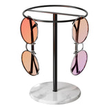 Josmimic Marble Sunglass Holder Organizer, Sunglass Holder, Eyeglass Display Stand Holder for Multiple Glasses Josmimic