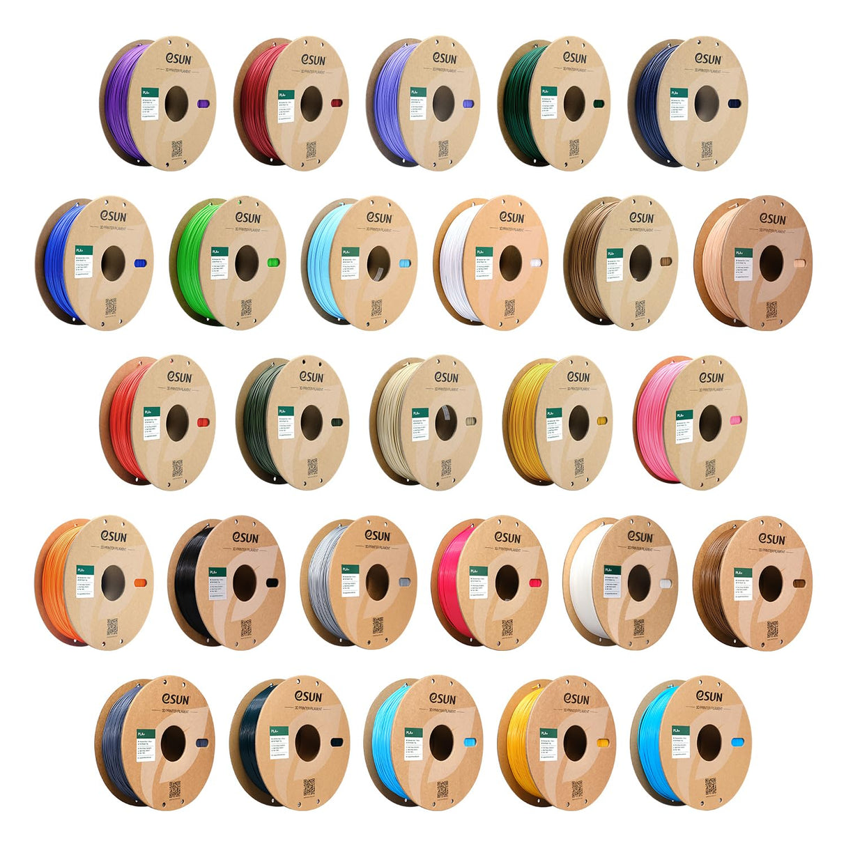 eSUN PLA+ Filament 1.75mm, 3D Printer Filament PLA Plus, Dimensional Accuracy +/- 0.03mm, 1KG Spool (2.2 LBS) 3D Printing Filament for 3D Printers, Bone White eSUN