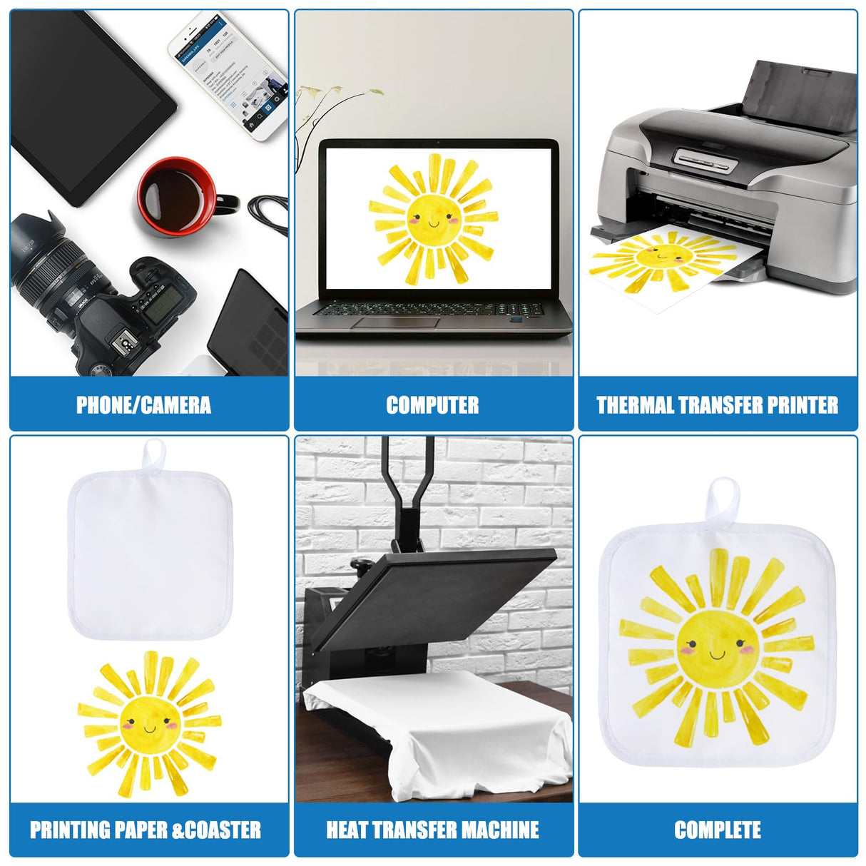 Buryeah 21 Pcs Sublimation Blanks Products White Oven Mitts and Pot Holders Sets Sublimation Pot Holder Blanks Sublimation Kitchen Towel Sublimation Oven Heat Gloves Sublimation Bags Buryeah