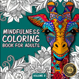 Mindfulness Coloring Book For Adults: For Mindful People | Feel the Zen With Stress Relieving Designs Animals, Mandalas, Zentangle Nature Art SUPPAS