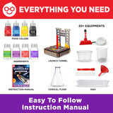 Doctor Jupiter Space Science Toy, Crafts Kit for Kids Ages 8-9-10-11-12-13-14 | Birthday Gifts for Boys 8+ Years Old | STEM Toy with 50+ Experiments | Learning & Educational Kits Doctor Jupiter