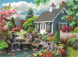 Bits and Pieces – 3000 Piece Jigsaw Puzzle for Adults – Dream Landscape - Spring Scene Jigsaw Puzzle by Artist Alan Giana, Completed Puzzle Size: 32" x 45" Bits and Pieces