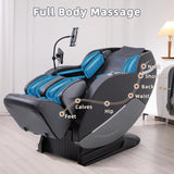 MYTHIA 2026 A303C Massage Chair, Full Body Zero Gravity Recliner with SL Track, Body Scan, 12 Auto Modes, Lumbar Heat, Bluetooth App, Wireless Charge, and Foot Rollers for Home and Office (Black) MYTHIA