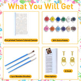 Paint by Numbers for Adult, Bee Paint by Numbers Kit for Adults Beginners, DIY Acrylic Painting on Canvas for Home Wall Art Decor 16x20 Inch Mandun