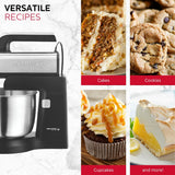 Holstein Housewares 5-Speed Hand and Stand Mixer, 250W Power with LED Light, Black and Stainless Steel – Versatile Mixer for Baking, Whipping, and More Holstein Housewares