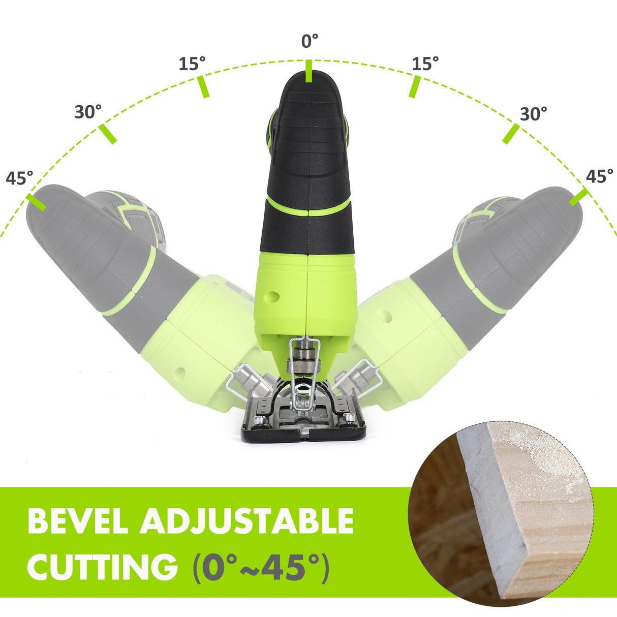 FASTPRO 12V Cordless Jig Saw Kit, Electric Jigsaw with 10pcs Blades & Edge Guide, Included 1.5 Ah Battery, Charger and Storage Case FASTPRO