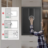 3.0 Cuft Large Biometric Safe Box, Personal Safes for Home Use Fire and Water Proof with Fingerprint Lock, Fireproof Safe with Fireproof Waterproof Bag, Security Safety Box for Home Office Mitlvge