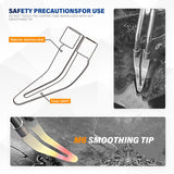 Allturn Upgraded Plastic Welder,Plastic Welding Kit 2 in 1,Hot Stapler Kit,Hot Staples,Plastic Welder Gun,Car Bumper Repair Kit for Most Plastics,Patent Number D970324(Yellow) Allturn