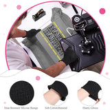 20 Pack Sublimation Heat Tape Dispenser Set Heat Resistant Gloves with Silicone Bumps Heat Tape for Sublimation Mini Cutter Pen Set Weighted Desktop Tape Dispenser Heat Transfer (Black) Sabary