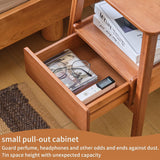 JIKUGO Nightstand with Drawers and Storage Shelf for Bedroom Bedside Tables Small Night Stands Bed Side Table JIKUGO