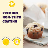 Wilton Perfect Results Premium Non-Stick Cupcake Pan, 12-Cup Muffin Tin, Steel Baking Supplies Wilton