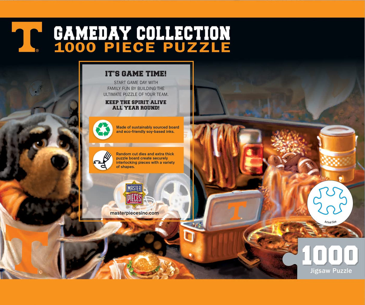 Masterpieces 1000 Piece Jigsaw Puzzle for Adults - NCAA Tennessee Volunteers Gameday - 19.25"x26.75" Masterpieces