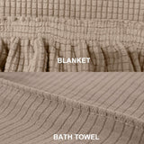 NORTHERN BROTHERS Dining Chair Covers Seat Parson Chair Slipcover for Dining Room Set of 4, Khaki NORTHERN BROTHERS